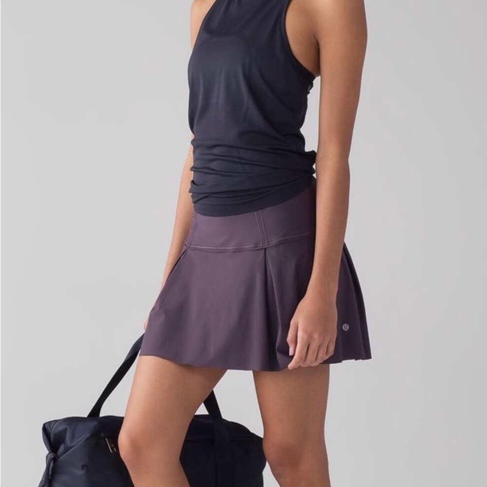 lululemon athletica Purple Pleated Athletic Skirt